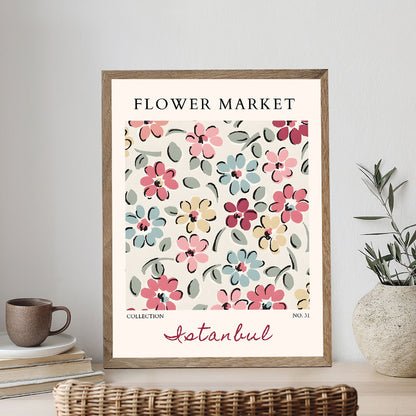 Istanbul Flower Market | Paint by Numbers Kit