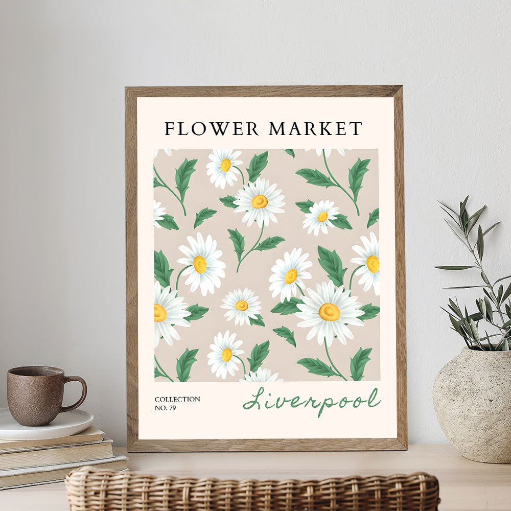 Liverpool Flower Market | Paint by Numbers Kit