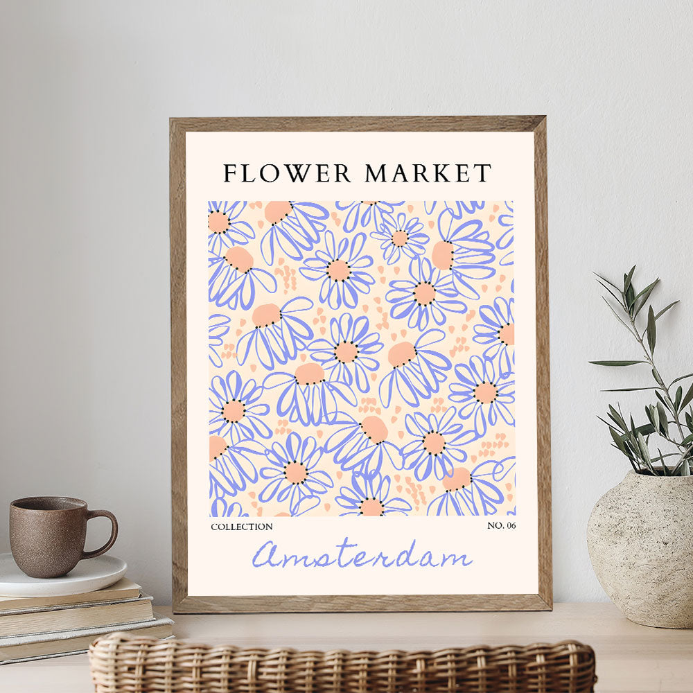 Amsterdam Flower Market | Paint by Numbers Kit