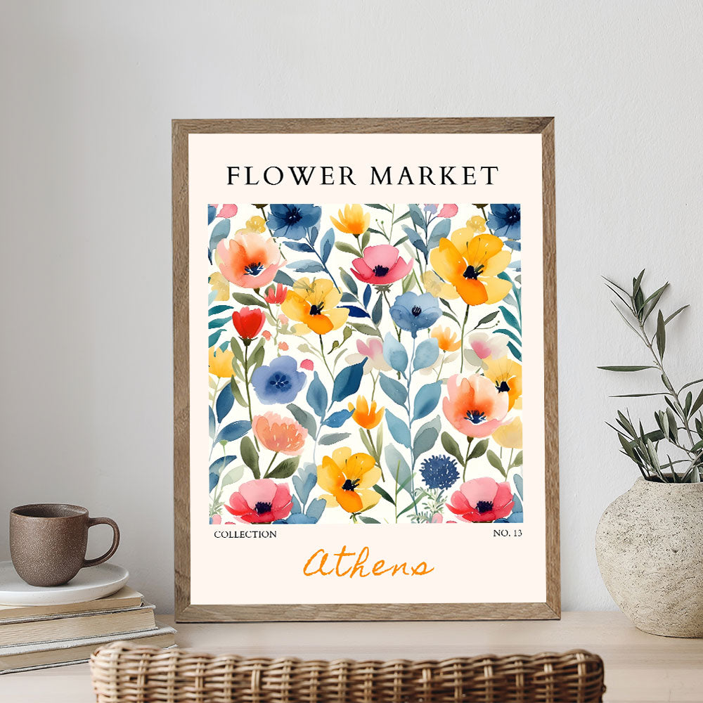 Athens Flower Market | Paint by Numbers Kit