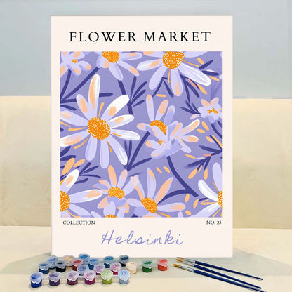 Helsinki Flower Market | Paint by Numbers Kit