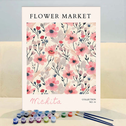 Wichita Flower Market | Paint by Numbers Kit