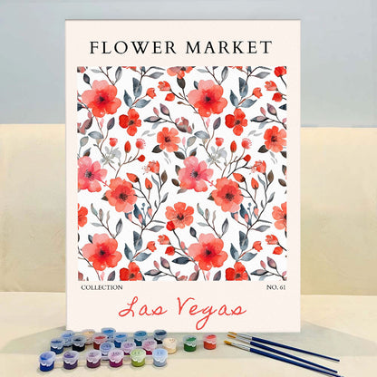 Las Vegas Flower Market | Paint by Numbers Kit