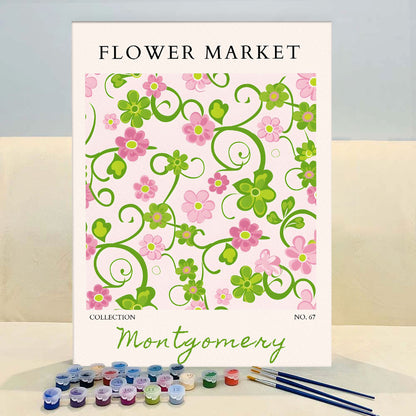 Montgomery Flower Market | Paint by Numbers Kit