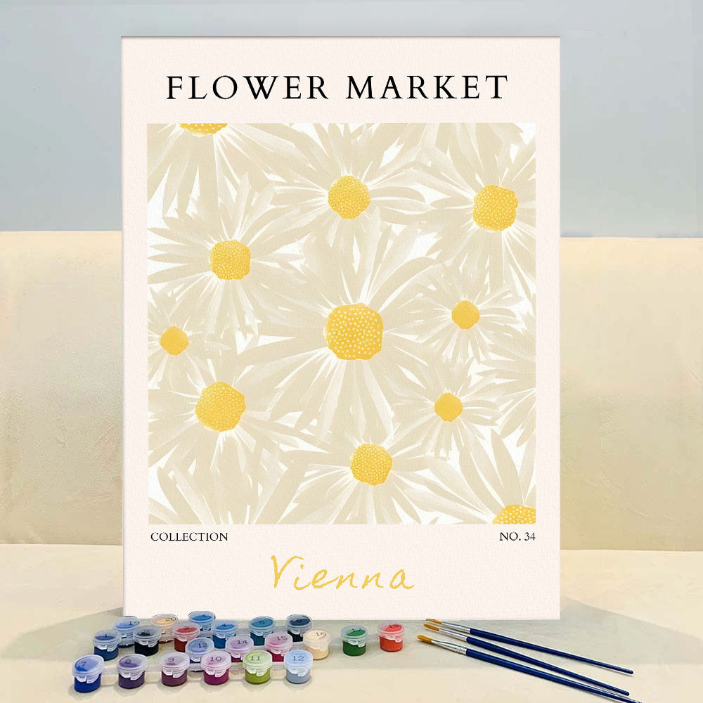 Vienna Flower Market | Paint by Numbers Kit