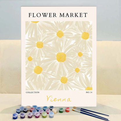 Vienna Flower Market | Paint by Numbers Kit