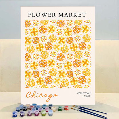 Chicago Flower Market | Paint by Numbers Kit