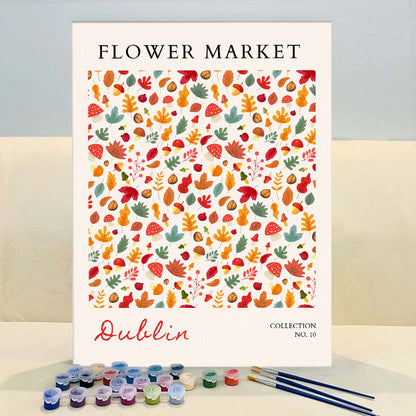 Dublin Flower Market | Paint by Numbers Kit