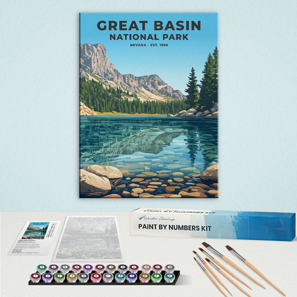 Great Basin National Park Heritage Edition | Paint by Numbers Kit