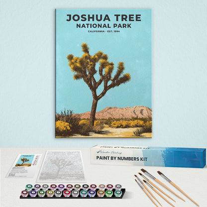 Joshua Tree National Park Heritage Edition | Paint by Numbers Kit