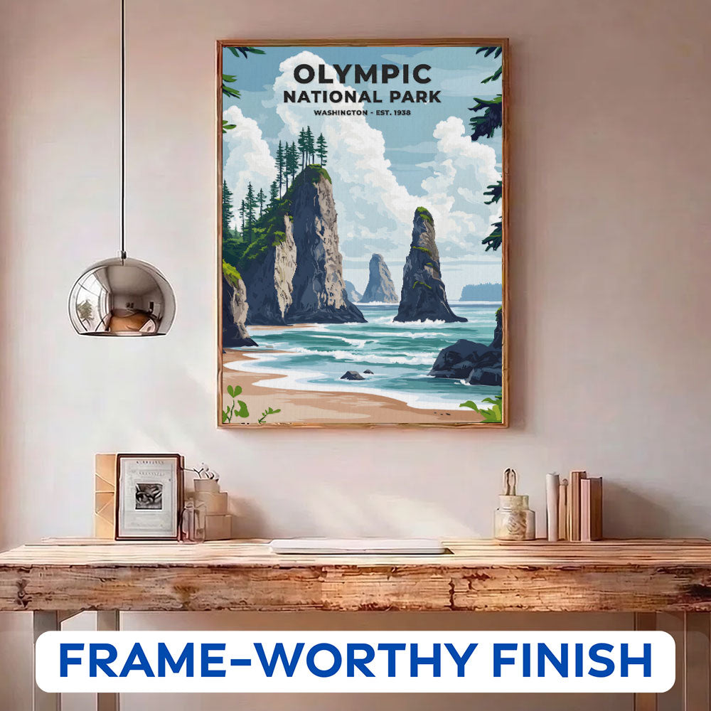 Olympic National Park Heritage Edition | Paint by Numbers Kit