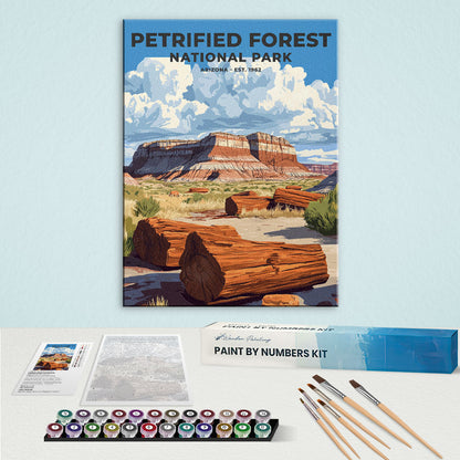 Petrified Forest National Park Heritage Edition | Paint by Numbers Kit