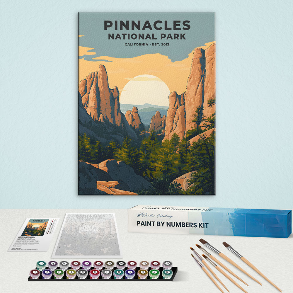 Pinnacles National Park Heritage Edition | Paint by Numbers Kit