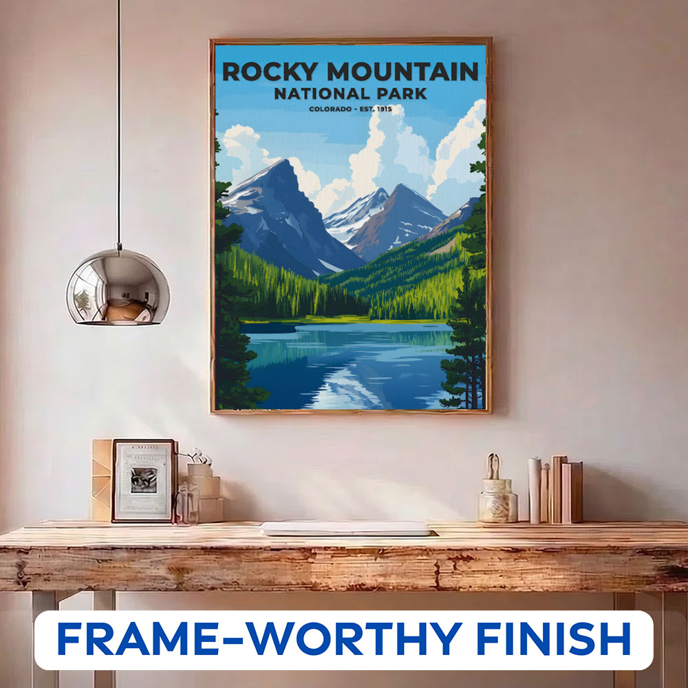 Rocky Mountain Park Heritage Edition | Paint by Numbers Kit