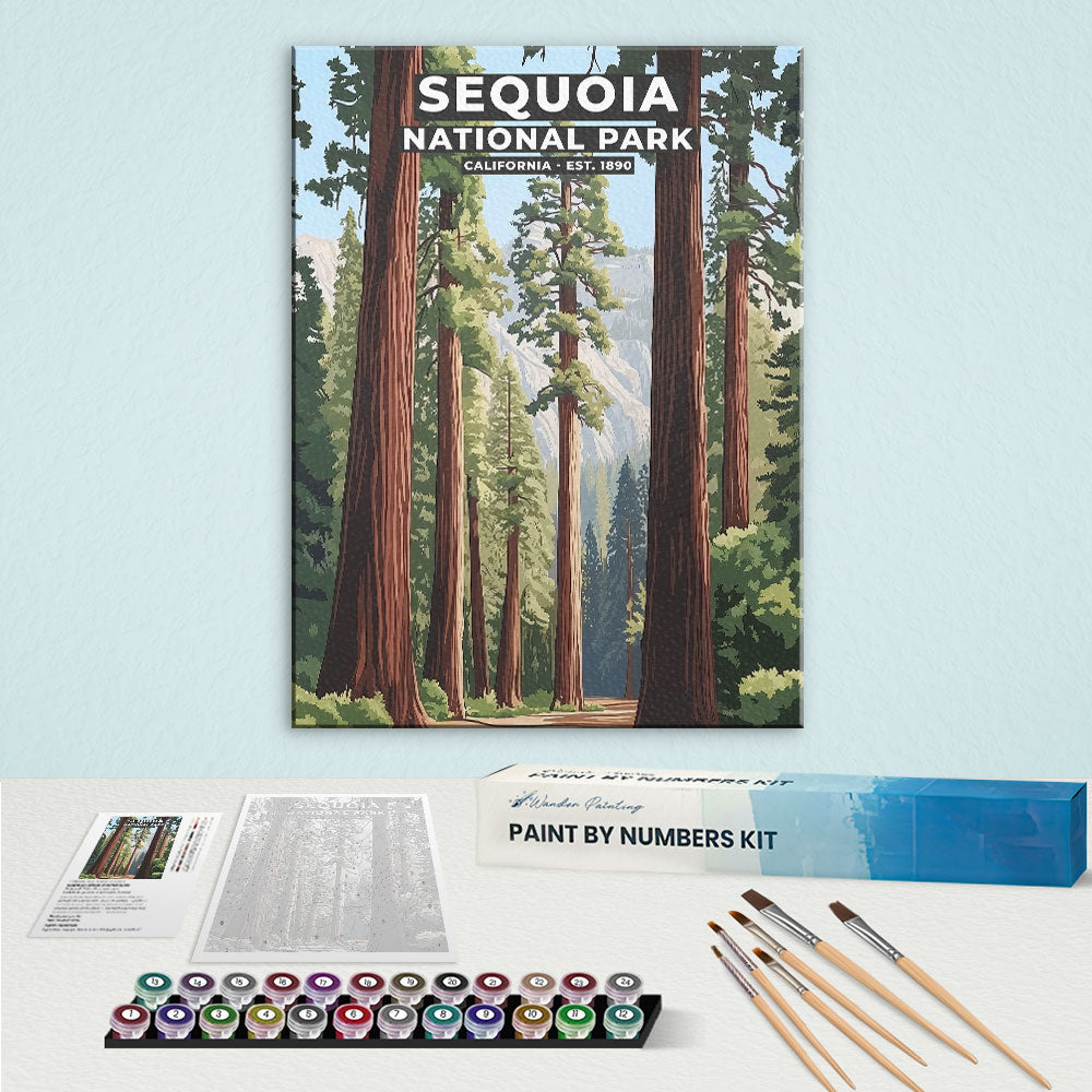 Sequoia National Park Heritage Edition | Paint by Numbers Kit