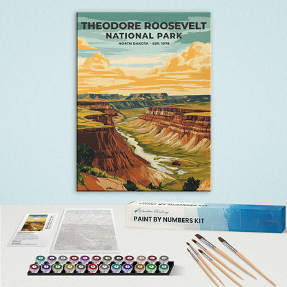 Theodore Roosevelt National Park Heritage Edition | Paint by Numbers Kit