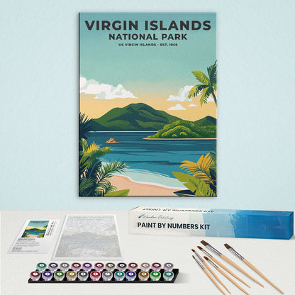 Virgin Islands National Park Heritage Edition | Paint by Numbers Kit