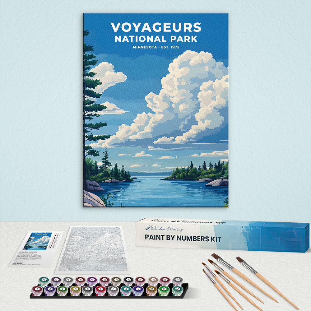 Voyageurs National Park Heritage Edition | Paint by Numbers Kit