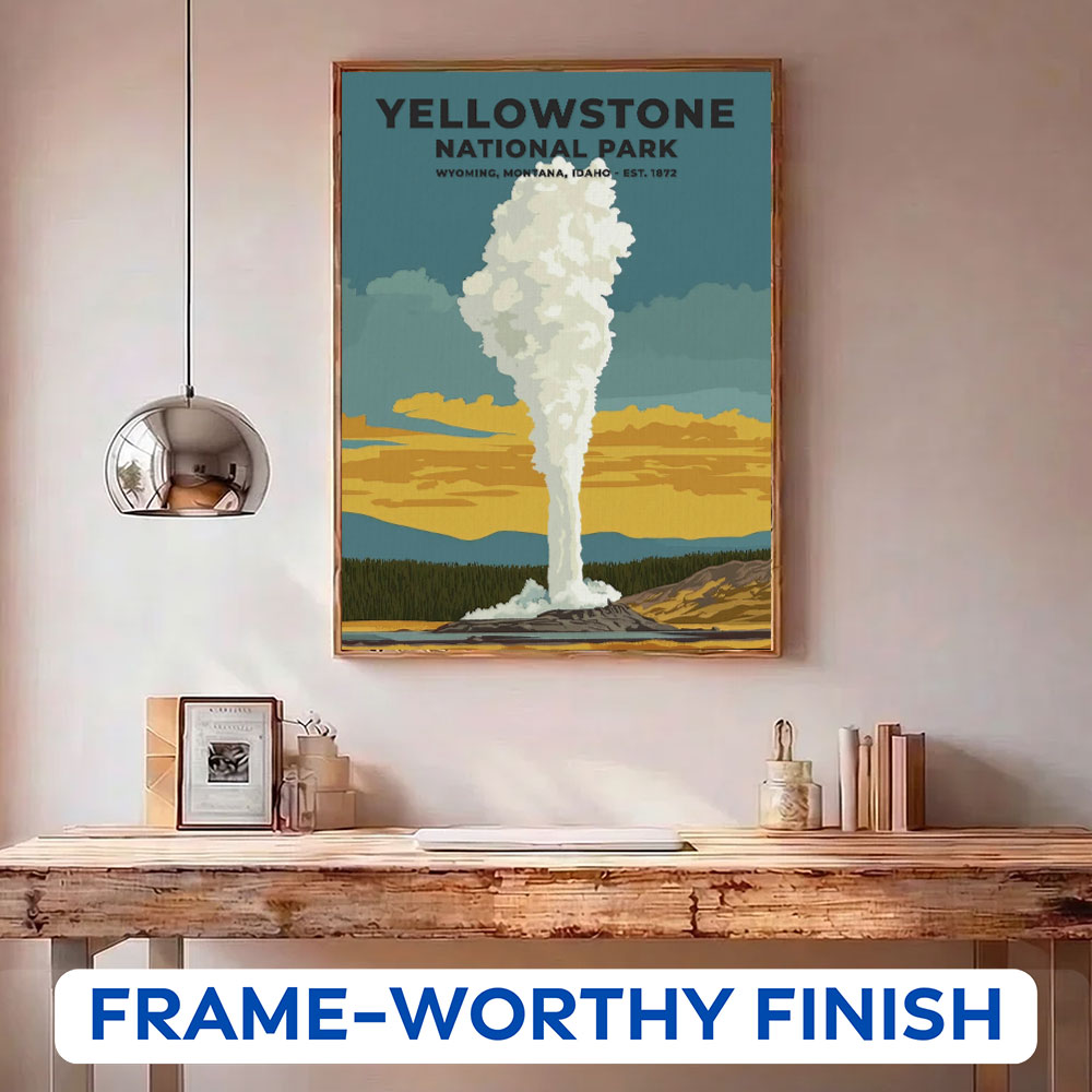 Yellowstone National Park Heritage Edition | Paint by Numbers Kit