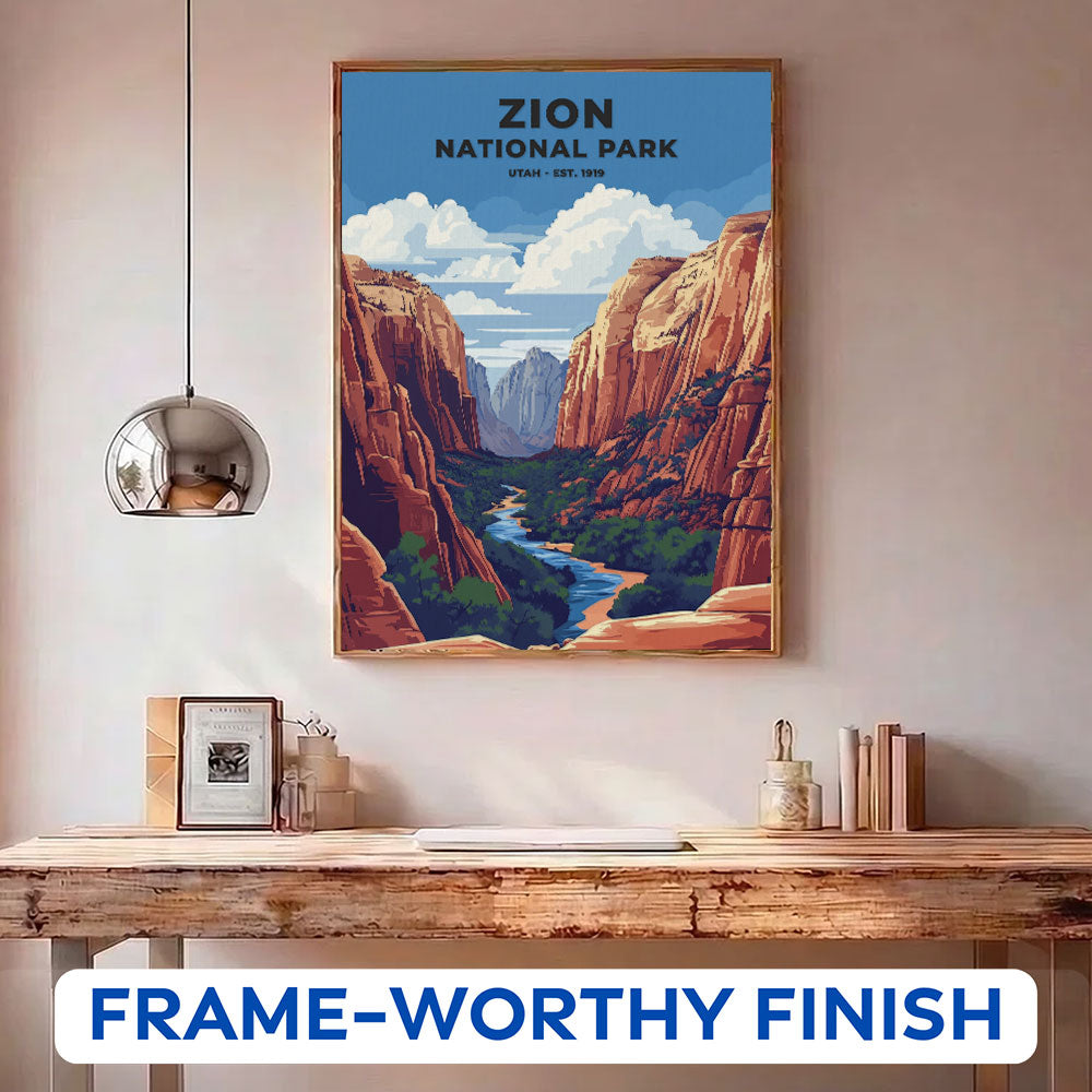 Zion National Park Heritage Edition | Paint by Numbers Kit