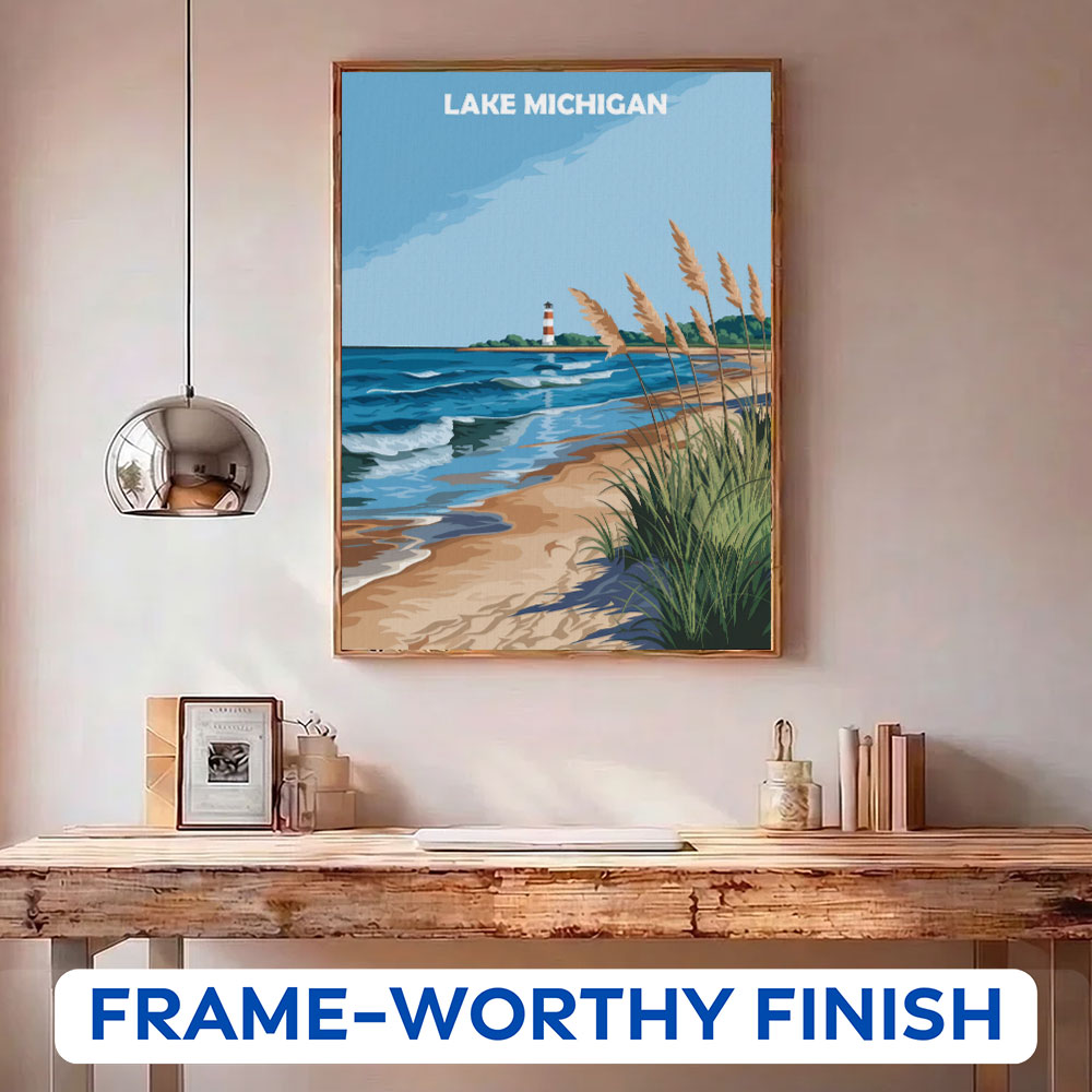 Lake Michigan | Paint by Numbers Kit