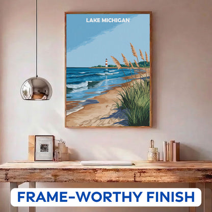 Lake Michigan | Paint by Numbers Kit