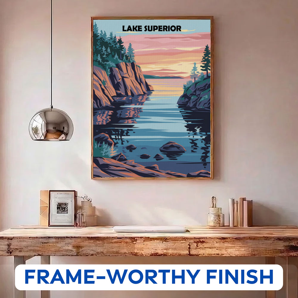 Lake Superior | Paint by Numbers Kit
