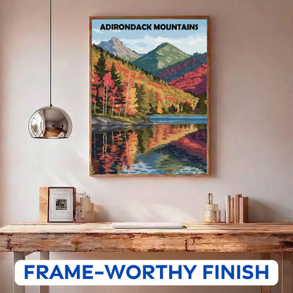 Adirondack Mountains, USA | Paint by Numbers Kit