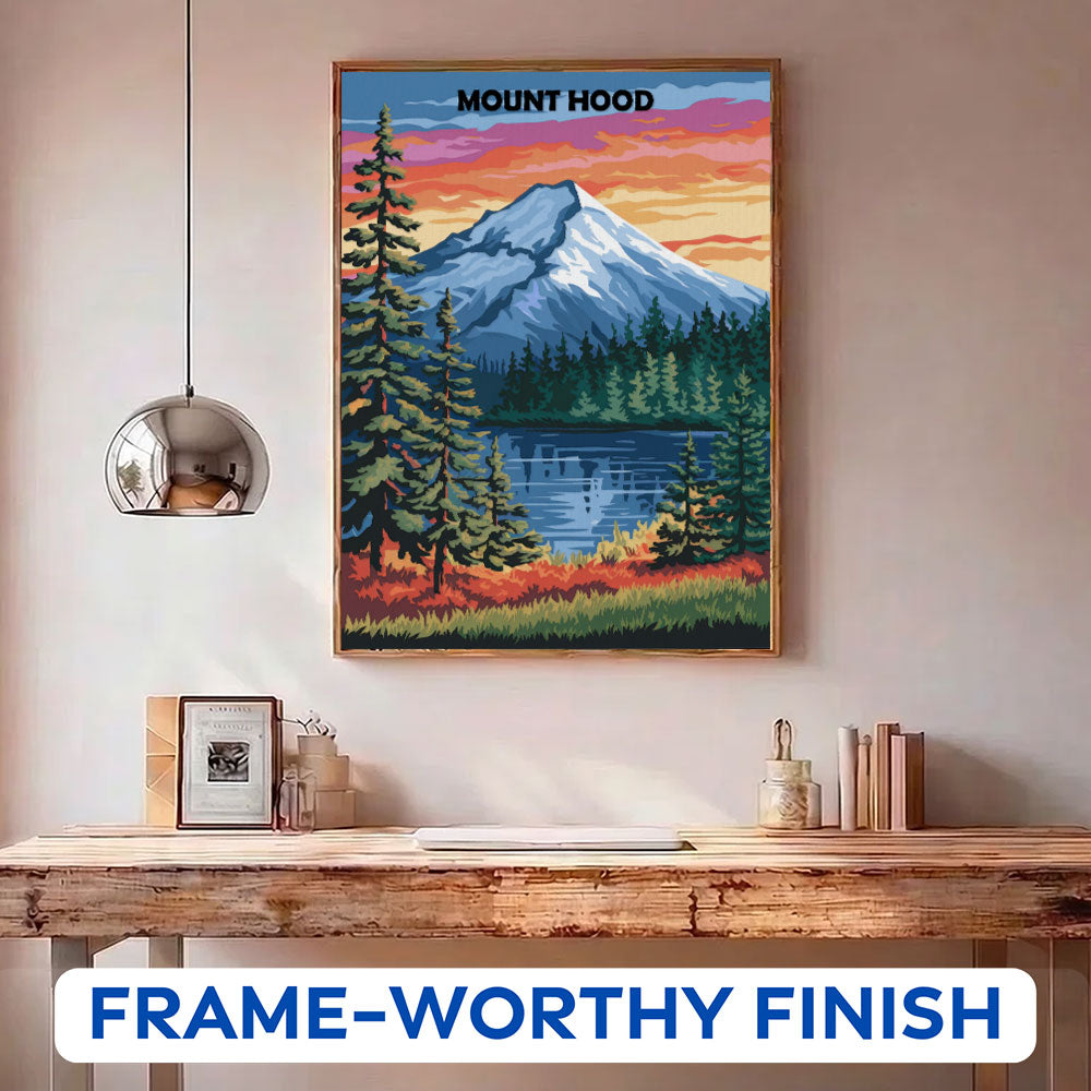Mount Hood, USA | Paint by Numbers Kit