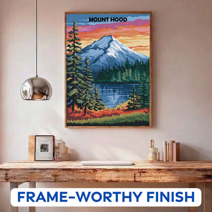 Mount Hood, USA | Paint by Numbers Kit