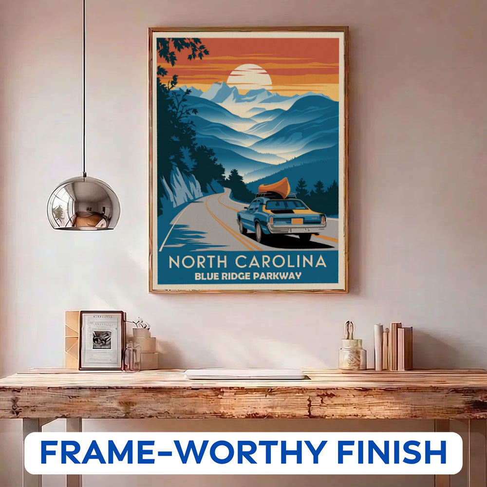 North Carolina - Blue Ridge Parkway | Paint by Numbers Kit