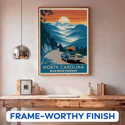 North Carolina - Blue Ridge Parkway | Paint by Numbers Kit