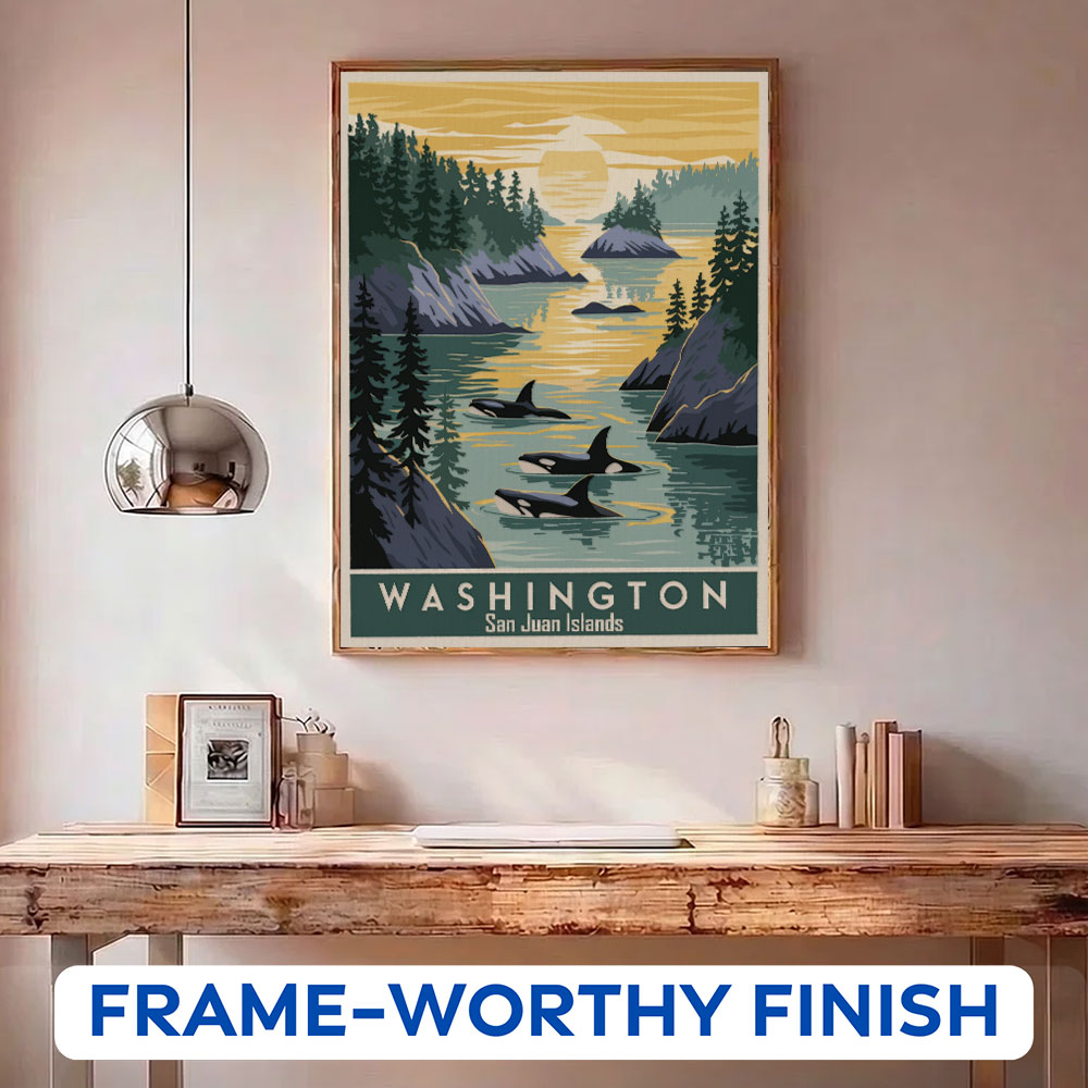 Washington - San Juan Islands | Paint by Numbers Kit