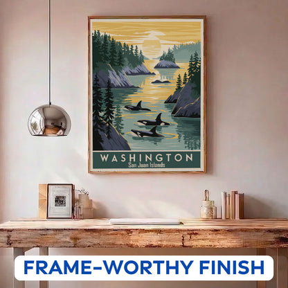 Washington - San Juan Islands | Paint by Numbers Kit