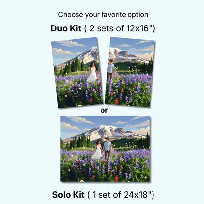 Rainier Romance | Paint By Number Kit