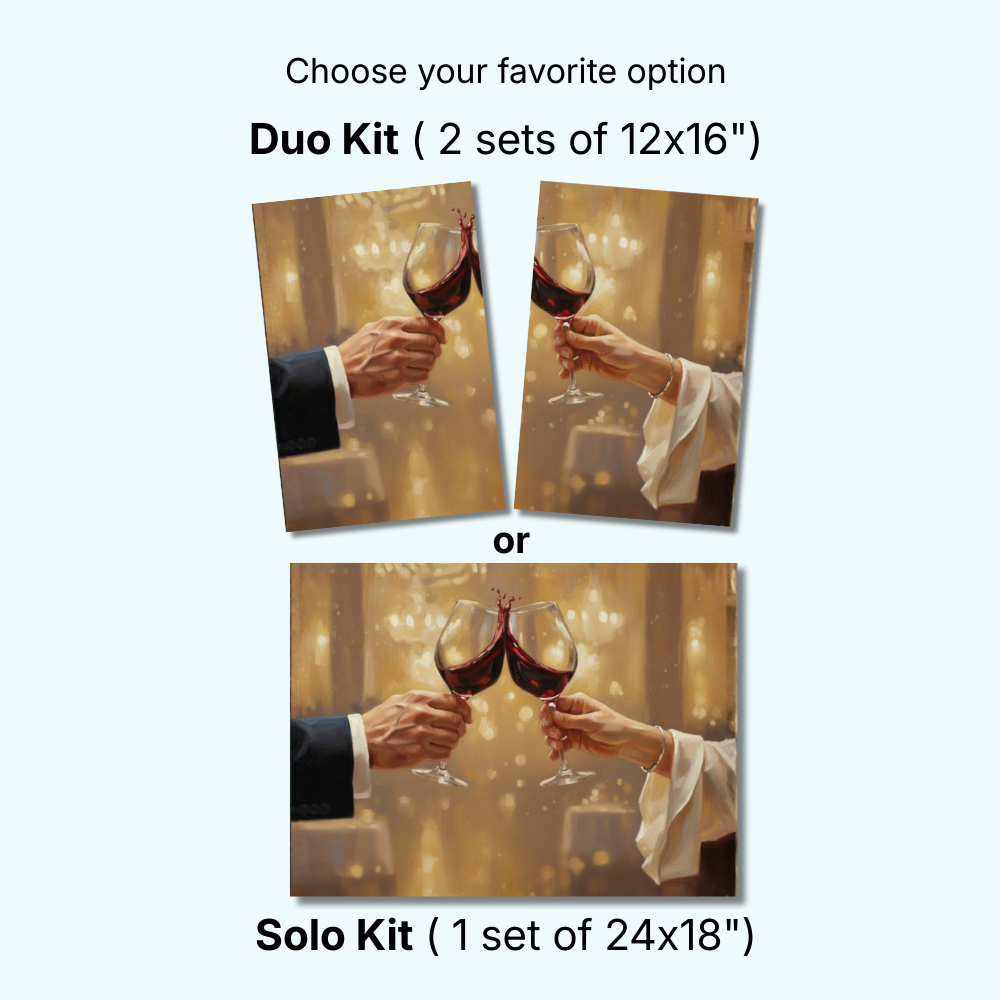 The Golden Clink | Paint By Number Kit