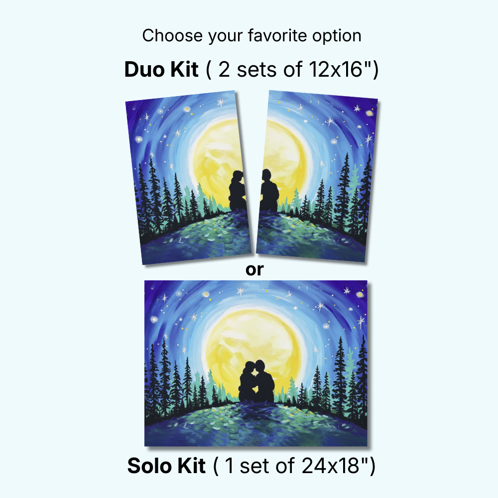 The Moon’s Embrace | Paint By Number Kit