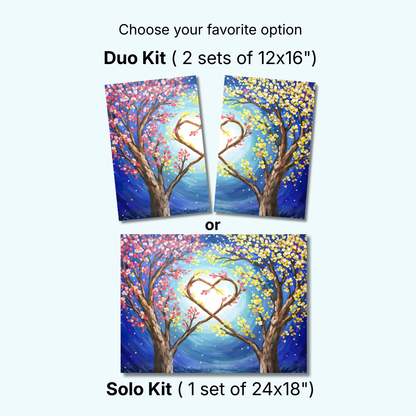 Twin Blossoms | Paint By Number Kit