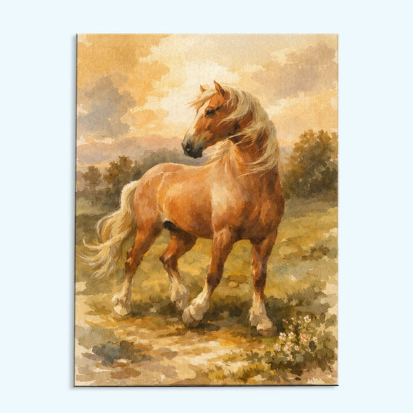 Golden Meadow Horse