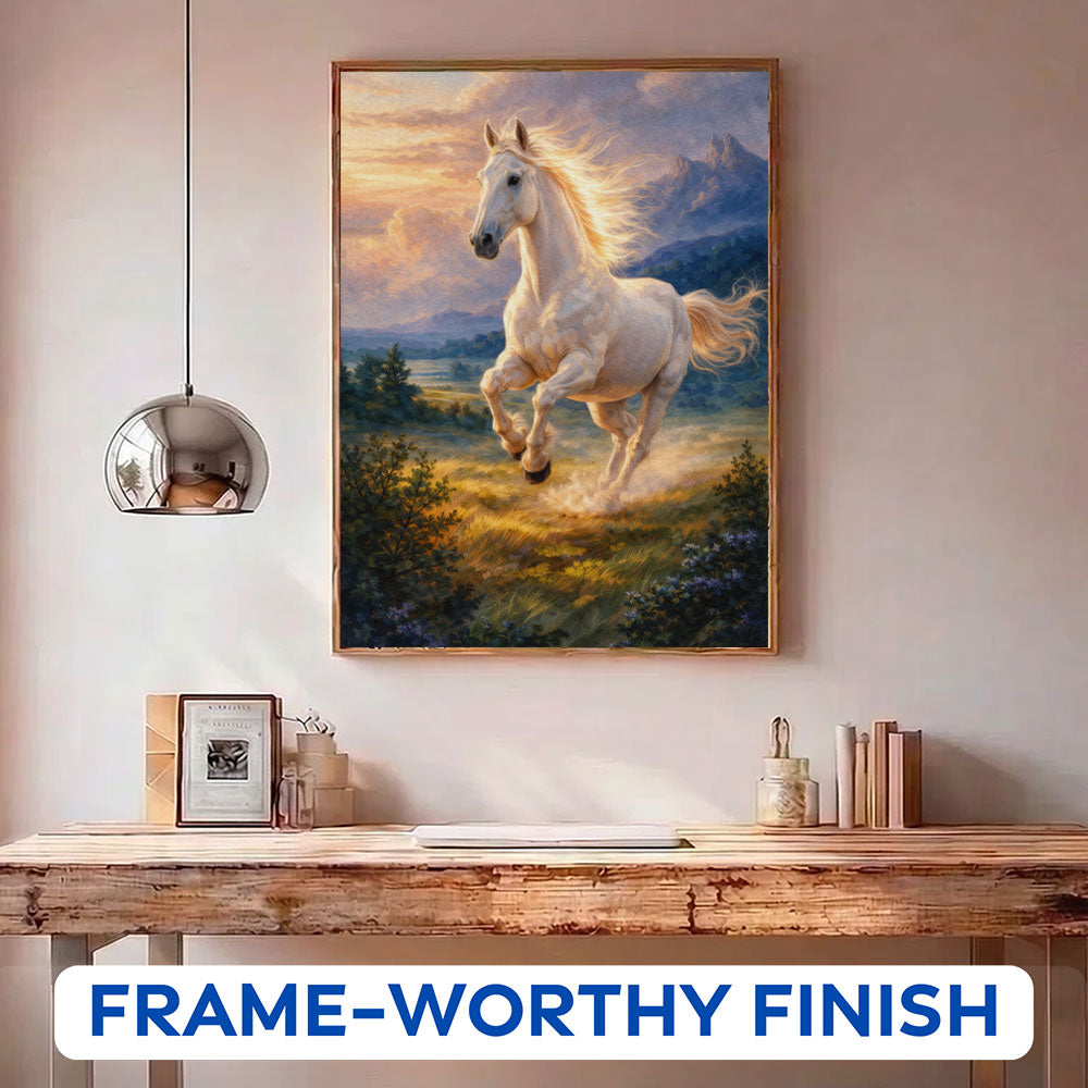 Golden Dawn Horse | Paint by Numbers Kit