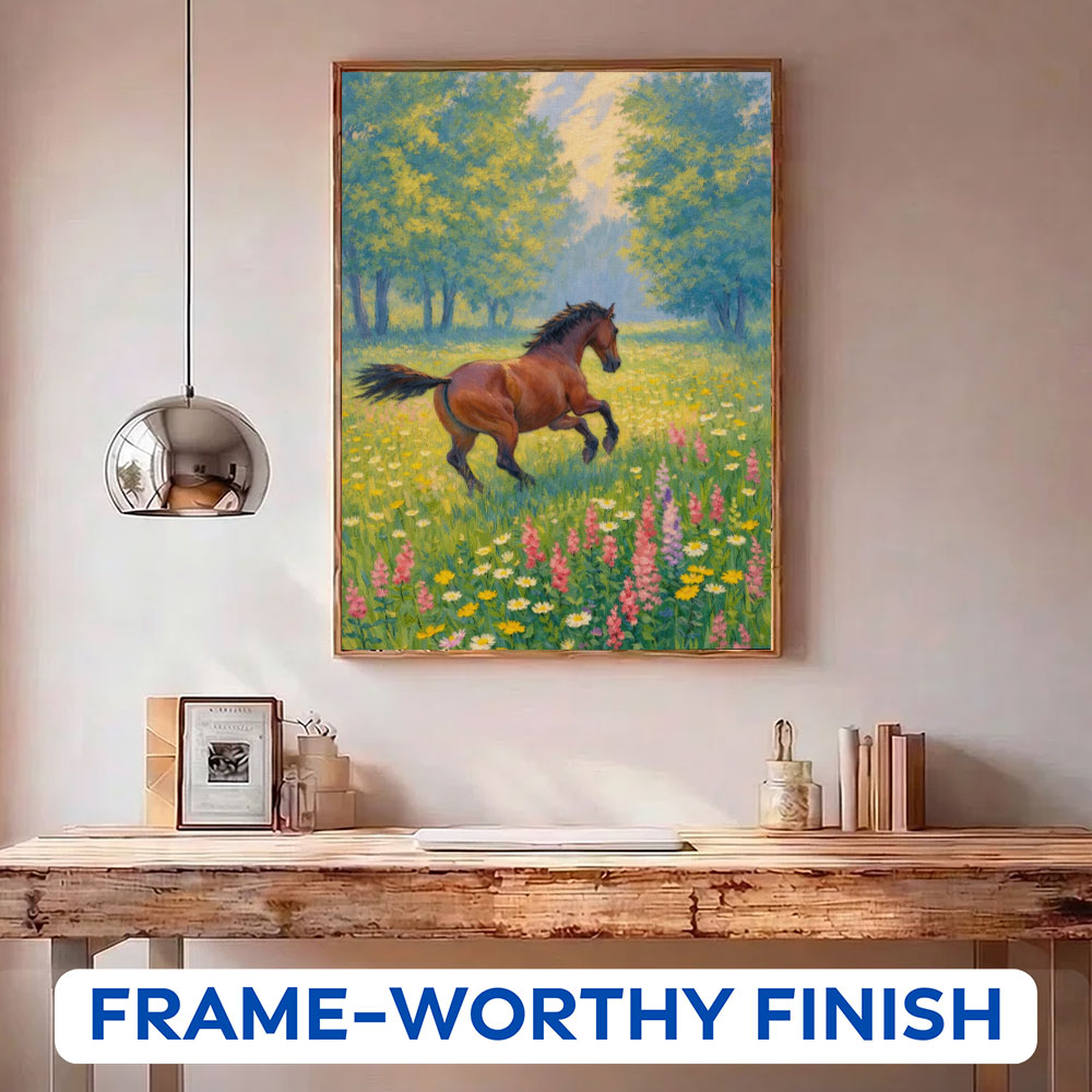 Wildflower Dance Horse| Paint by Numbers Kit