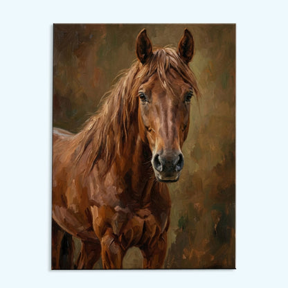 Silent Majesty Horse | Paint by Numbers Kit