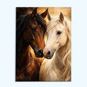 Twin Souls Horse | Paint by Numbers Kit