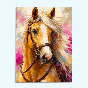 Blazing Color Horse | Paint by Numbers Kit