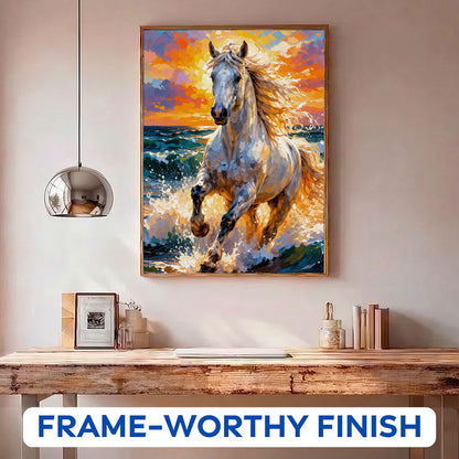 Ocean Fire Horse | Paint by Numbers Kit