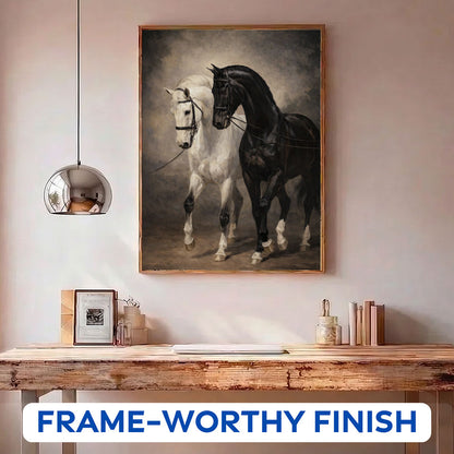 Harmony in Contrast Horse | Paint by Numbers Kit