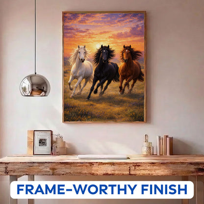 Trinity of Freedom Horse | Paint by Numbers Kit