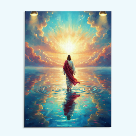 Jesus Walk Into the Light | Paint by Numbers Kit