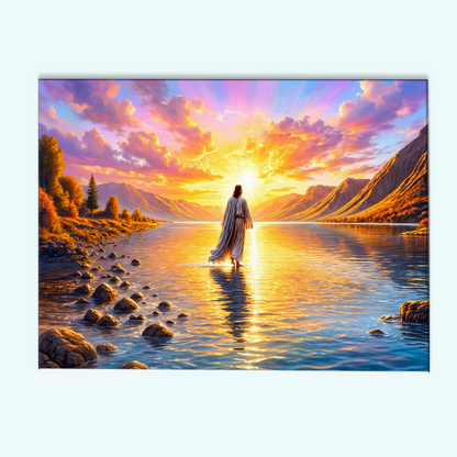 Jesus Into the Dawn | Paint by Numbers Kit