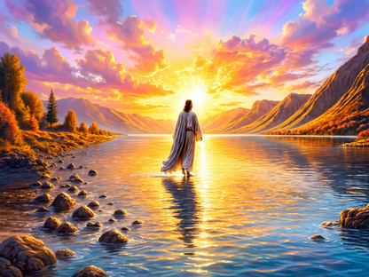 Jesus Into the Dawn | Paint by Numbers Kit